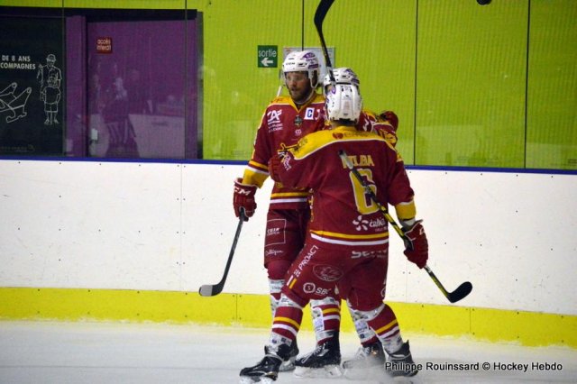 Photo hockey match Dijon  - Rouen le 08/01/2017