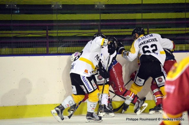 Photo hockey match Dijon  - Rouen le 08/01/2017