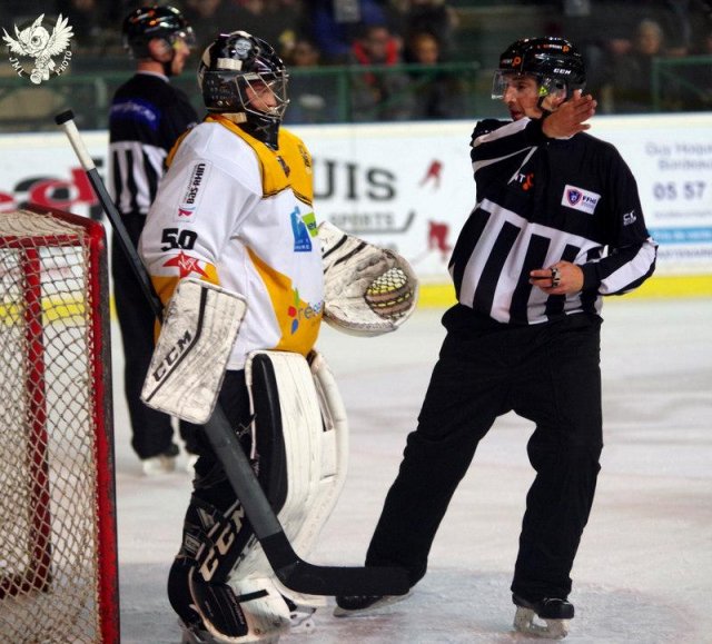 Photo hockey match Bordeaux - Strasbourg  le 06/01/2017