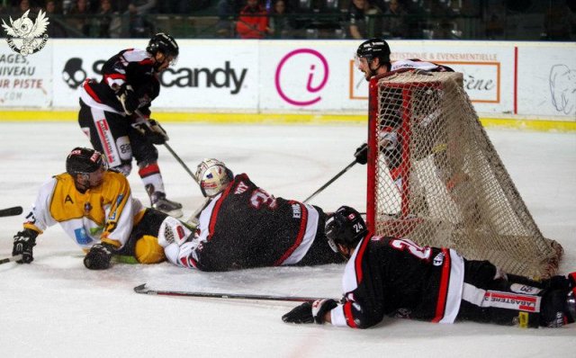 Photo hockey match Bordeaux - Strasbourg  le 06/01/2017