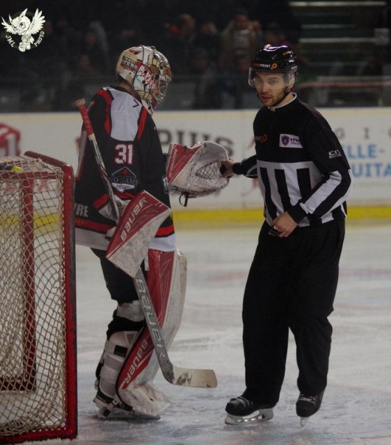 Photo hockey match Bordeaux - Strasbourg  le 06/01/2017