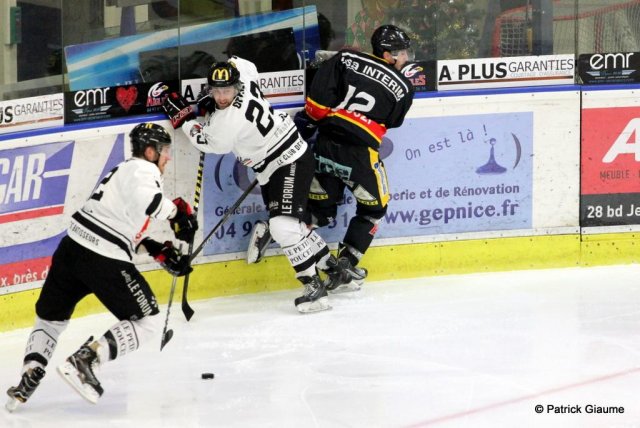 Photo hockey match Nice - Amiens  le 08/01/2017