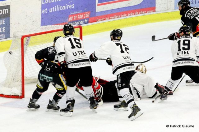 Photo hockey match Nice - Amiens  le 08/01/2017