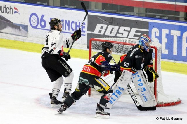 Photo hockey match Nice - Amiens  le 08/01/2017