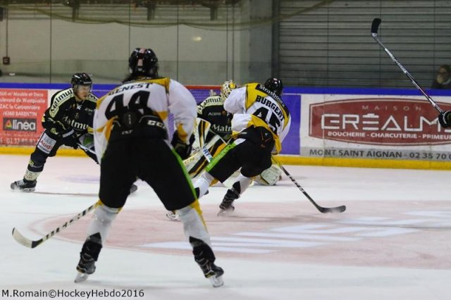 Photo hockey match Rouen - Strasbourg  le 10/01/2017