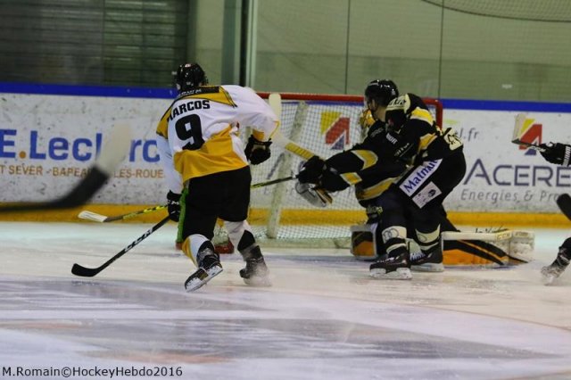 Photo hockey match Rouen - Strasbourg  le 10/01/2017