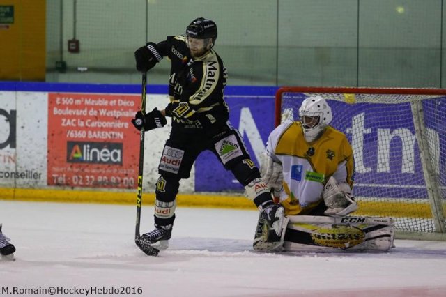 Photo hockey match Rouen - Strasbourg  le 10/01/2017