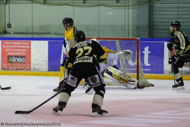 Photo hockey match Rouen - Strasbourg  le 10/01/2017