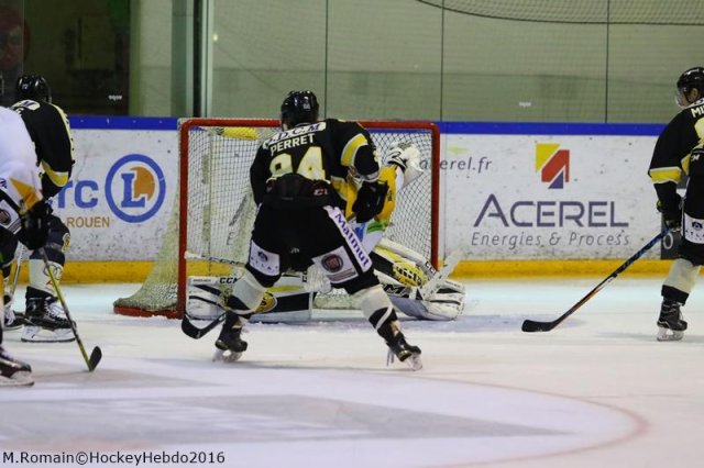 Photo hockey match Rouen - Strasbourg  le 10/01/2017
