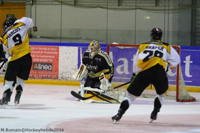 Photo hockey match Rouen - Strasbourg  le 10/01/2017