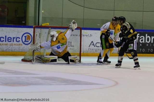 Photo hockey match Rouen - Strasbourg  le 10/01/2017