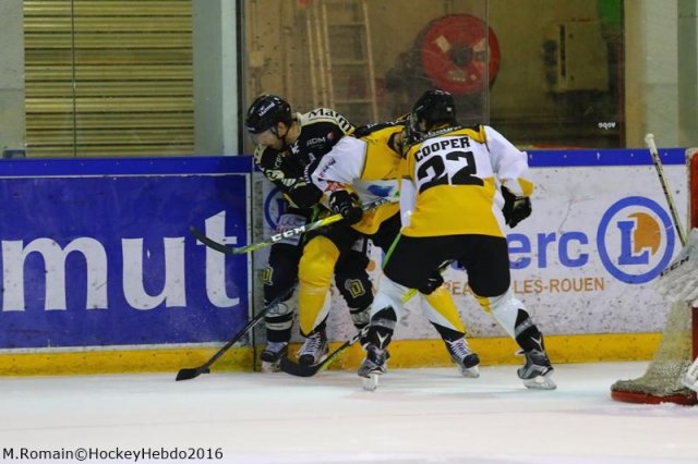 Photo hockey match Rouen - Strasbourg  le 10/01/2017