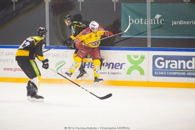 Photo hockey match Strasbourg  - Dijon  le 13/01/2017