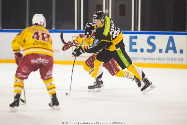 Photo hockey match Strasbourg  - Dijon  le 13/01/2017
