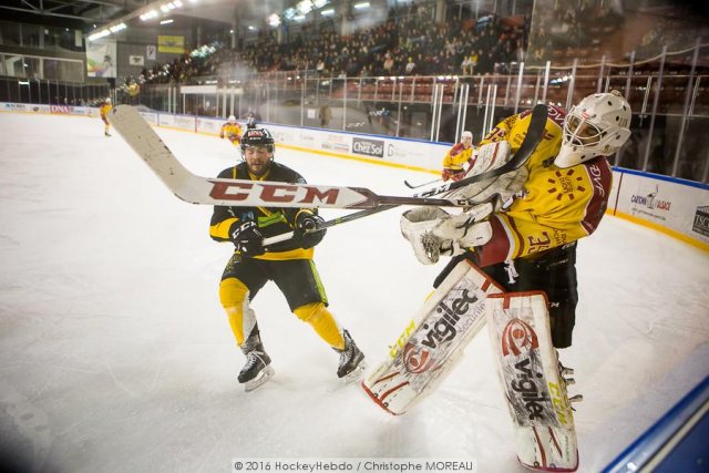 Photo hockey match Strasbourg  - Dijon  le 13/01/2017