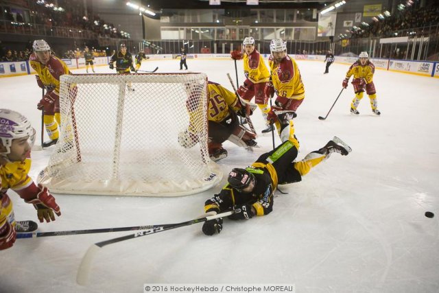 Photo hockey match Strasbourg  - Dijon  le 13/01/2017