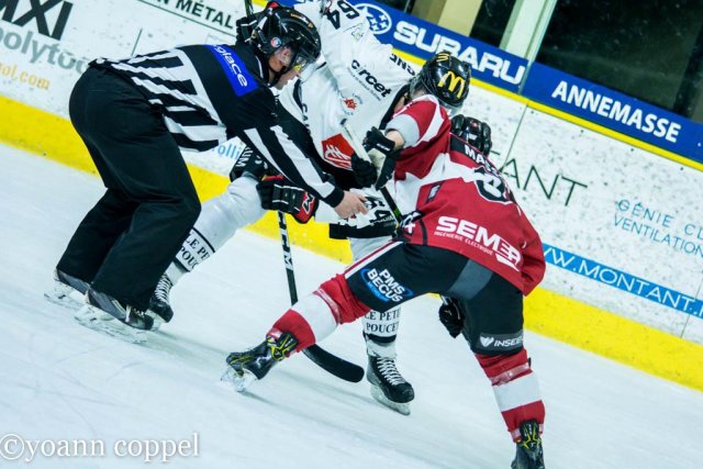 Photo hockey match Chamonix / Morzine - Amiens  le 17/01/2017