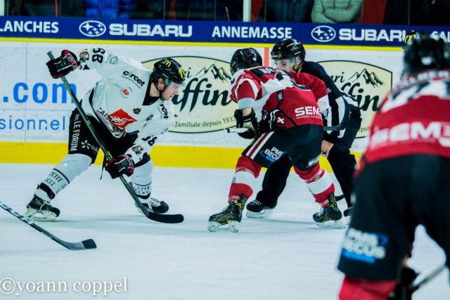 Photo hockey match Chamonix / Morzine - Amiens  le 17/01/2017