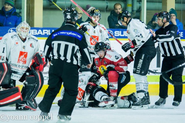 Photo hockey match Chamonix / Morzine - Amiens  le 17/01/2017