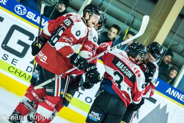 Photo hockey match Chamonix / Morzine - Amiens  le 17/01/2017
