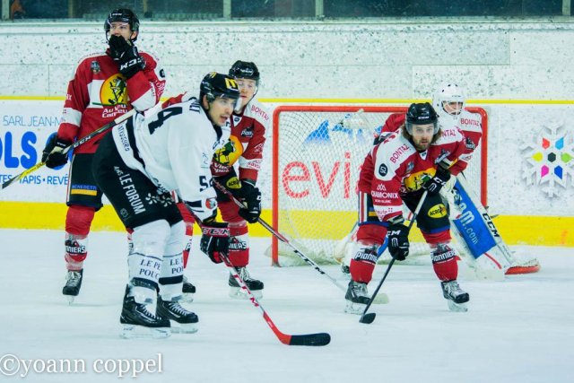 Photo hockey match Chamonix / Morzine - Amiens  le 17/01/2017