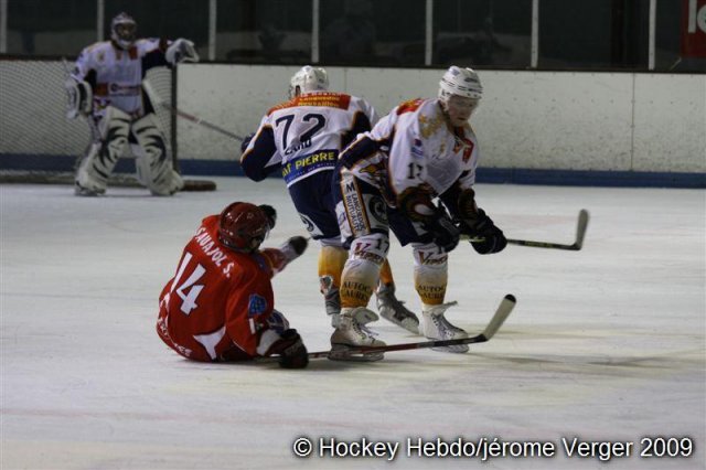 Photo hockey match Valence - Montpellier  le 07/02/2009
