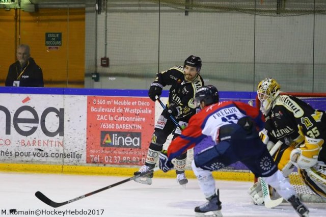 Photo hockey match Rouen - Angers  le 17/01/2017