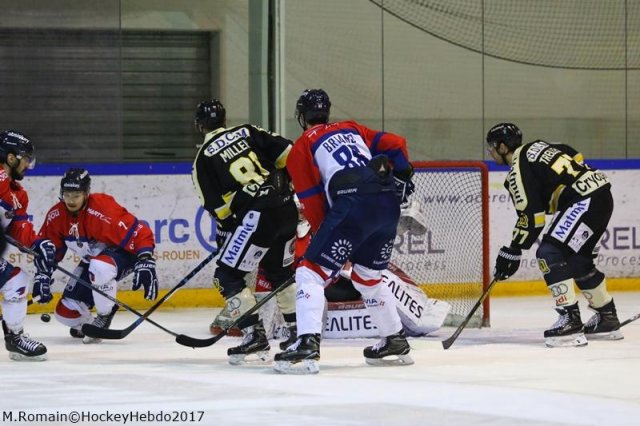 Photo hockey match Rouen - Angers  le 17/01/2017