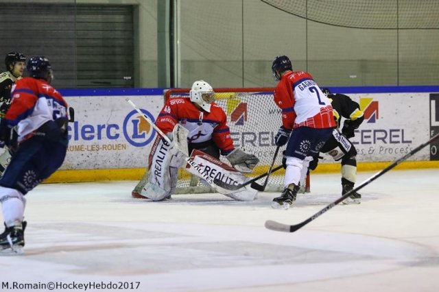 Photo hockey match Rouen - Angers  le 17/01/2017
