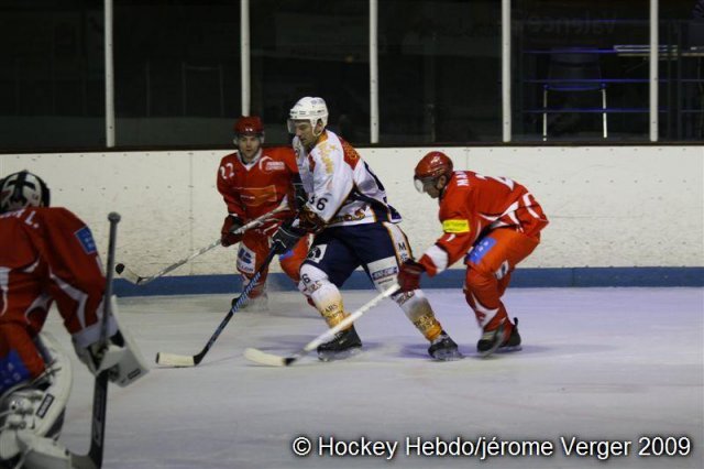 Photo hockey match Valence - Montpellier  le 07/02/2009