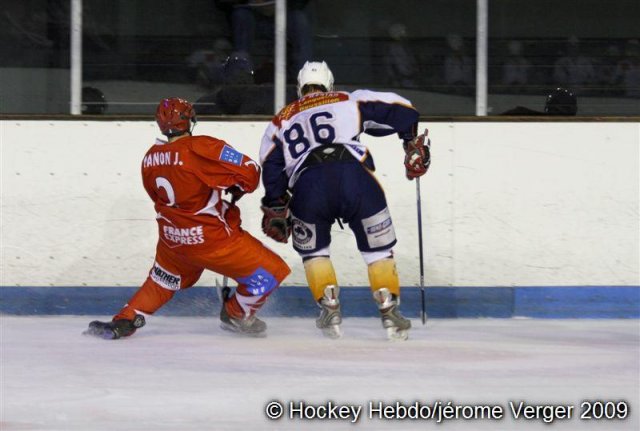 Photo hockey match Valence - Montpellier  le 07/02/2009