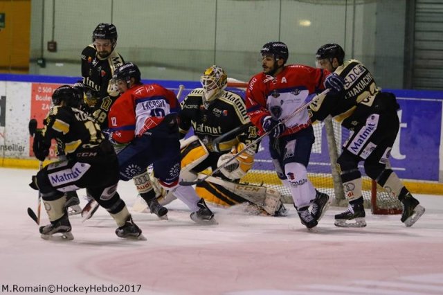 Photo hockey match Rouen - Angers  le 17/01/2017