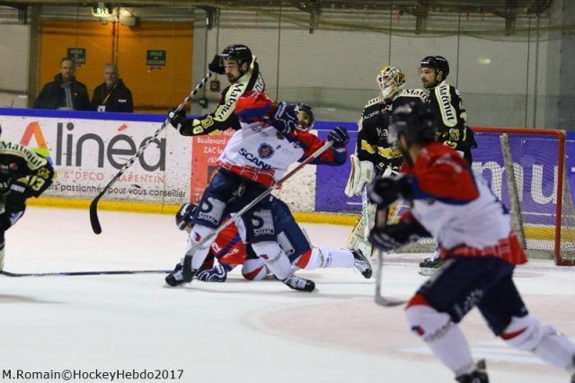Photo hockey match Rouen - Angers  le 17/01/2017