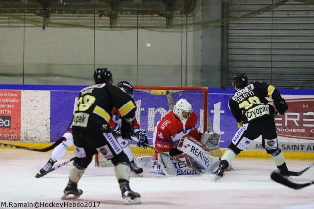 Photo hockey match Rouen - Angers  le 17/01/2017