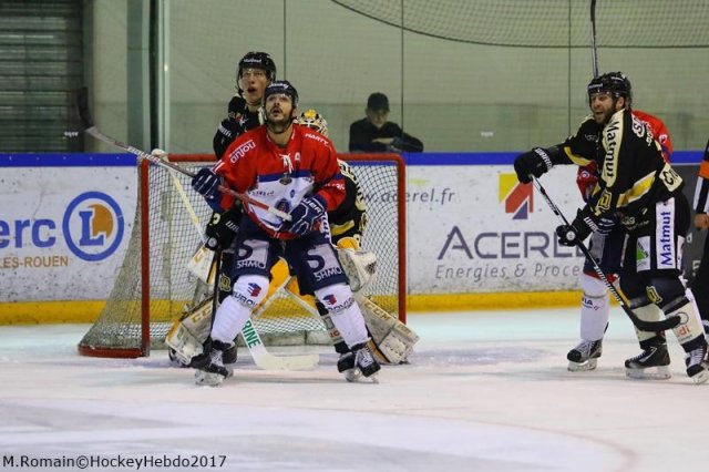 Photo hockey match Rouen - Angers  le 17/01/2017