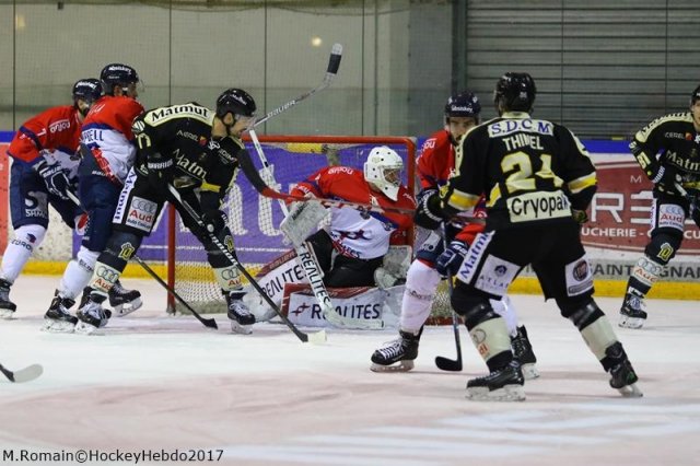 Photo hockey match Rouen - Angers  le 17/01/2017