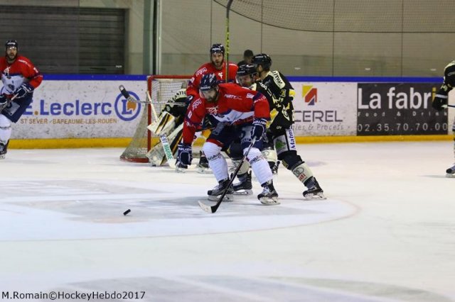 Photo hockey match Rouen - Angers  le 17/01/2017
