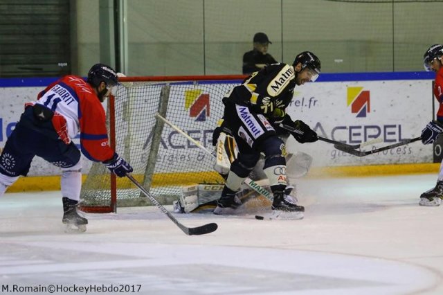 Photo hockey match Rouen - Angers  le 17/01/2017