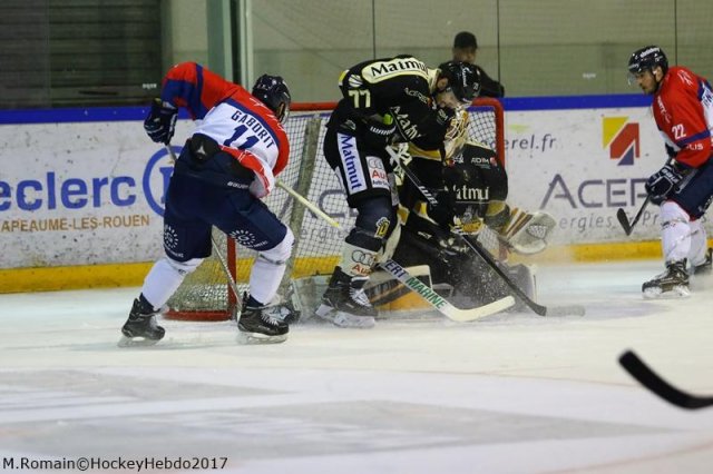 Photo hockey match Rouen - Angers  le 17/01/2017