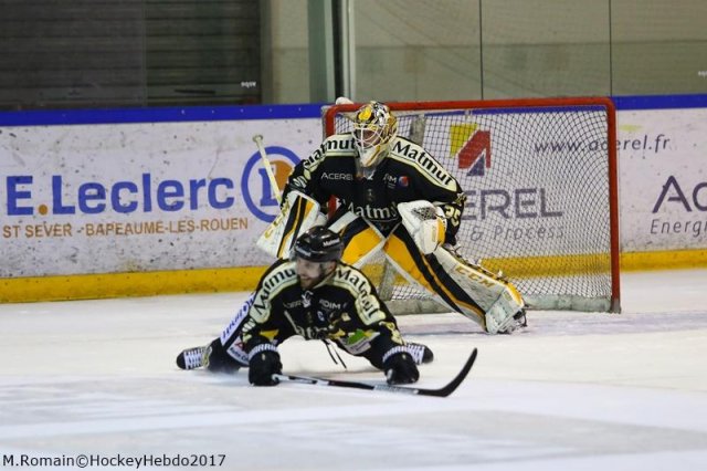 Photo hockey match Rouen - Angers  le 17/01/2017