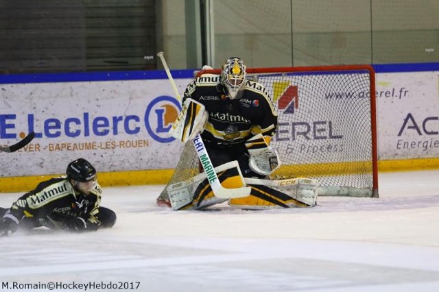 Photo hockey match Rouen - Angers  le 17/01/2017