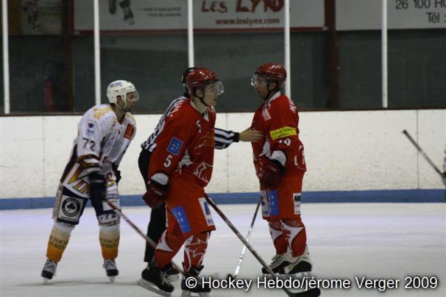 Photo hockey match Valence - Montpellier  le 07/02/2009