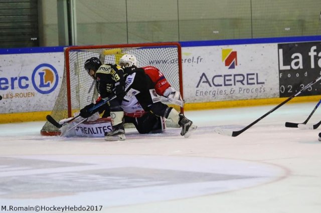 Photo hockey match Rouen - Angers  le 17/01/2017