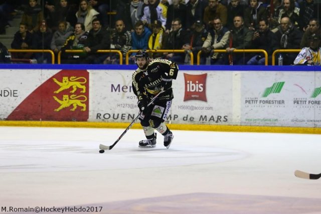 Photo hockey match Rouen - Angers  le 17/01/2017