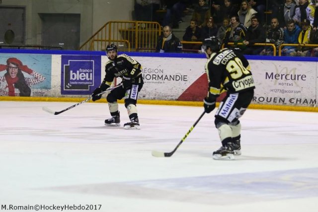 Photo hockey match Rouen - Angers  le 17/01/2017