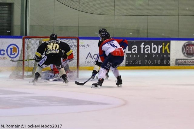 Photo hockey match Rouen - Angers  le 17/01/2017