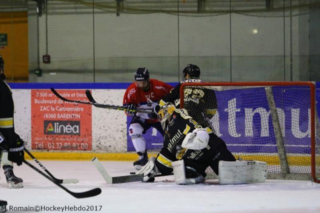 Photo hockey match Rouen - Angers  le 17/01/2017