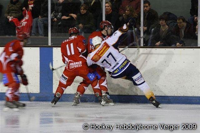 Photo hockey match Valence - Montpellier  le 07/02/2009