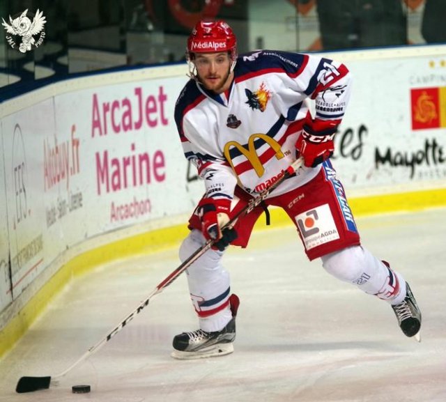 Photo hockey match Bordeaux - Grenoble  le 17/01/2017