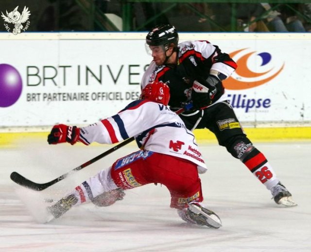 Photo hockey match Bordeaux - Grenoble  le 17/01/2017